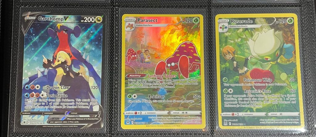 drie kaarten pokemon trainer gallery